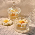 Decorative Soy Wax Floral Candle