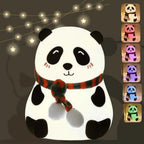 Cute Panda Night Lamp for Bedroom Rechargable for Kids