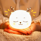 Lovely Fawn Deer Silicone Rechargeable 5 W Night Lamp