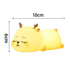 Lovely Fawn Deer Silicone Rechargeable 5 W Night Lamp