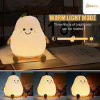 Rechargeable Happy Pear Silicon Colour Changing Led Lamp