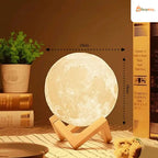 Rechargeable Moon Night Lamp 7 Color Changing Gift