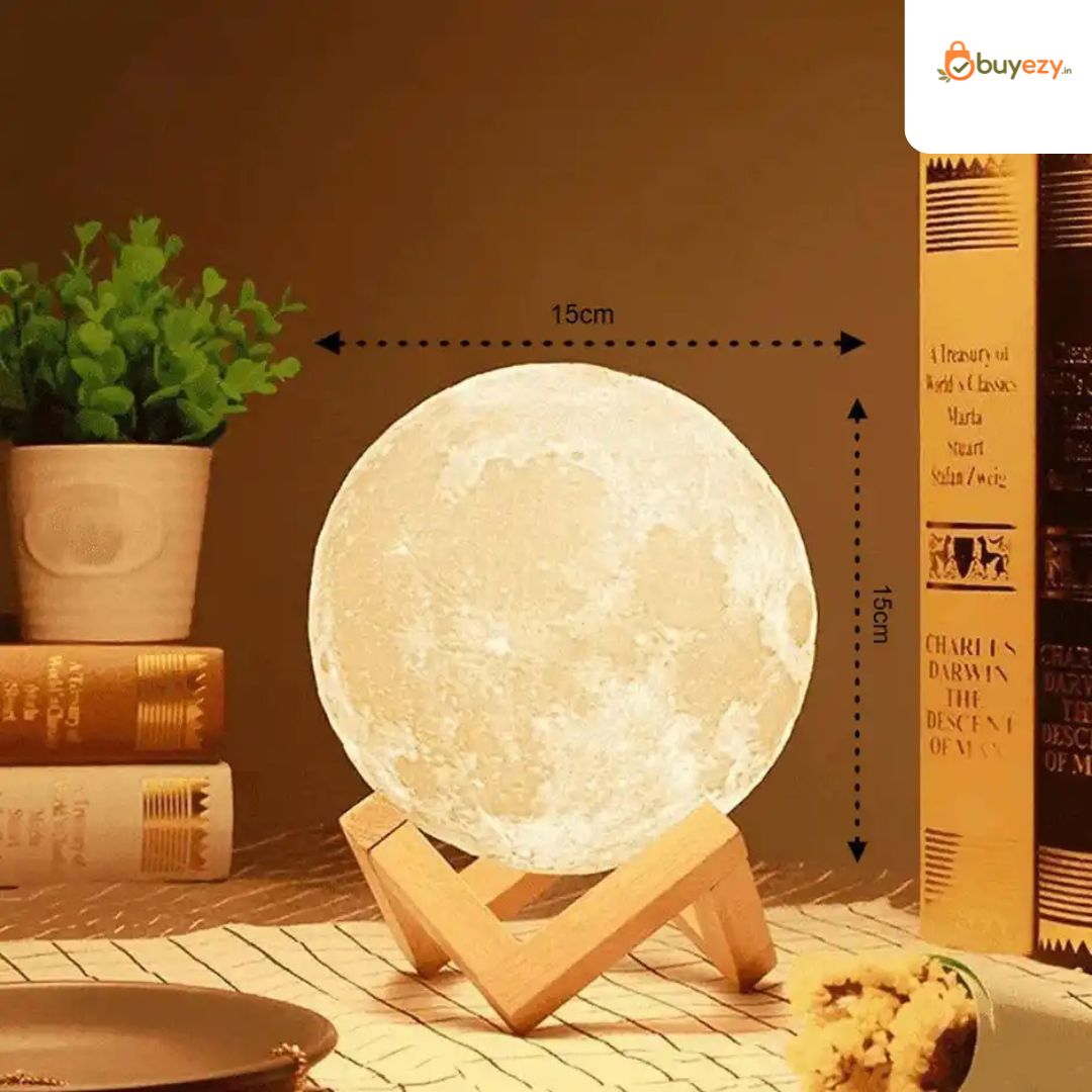 Rechargeable Moon Night Lamp 7 Color Changing Gift