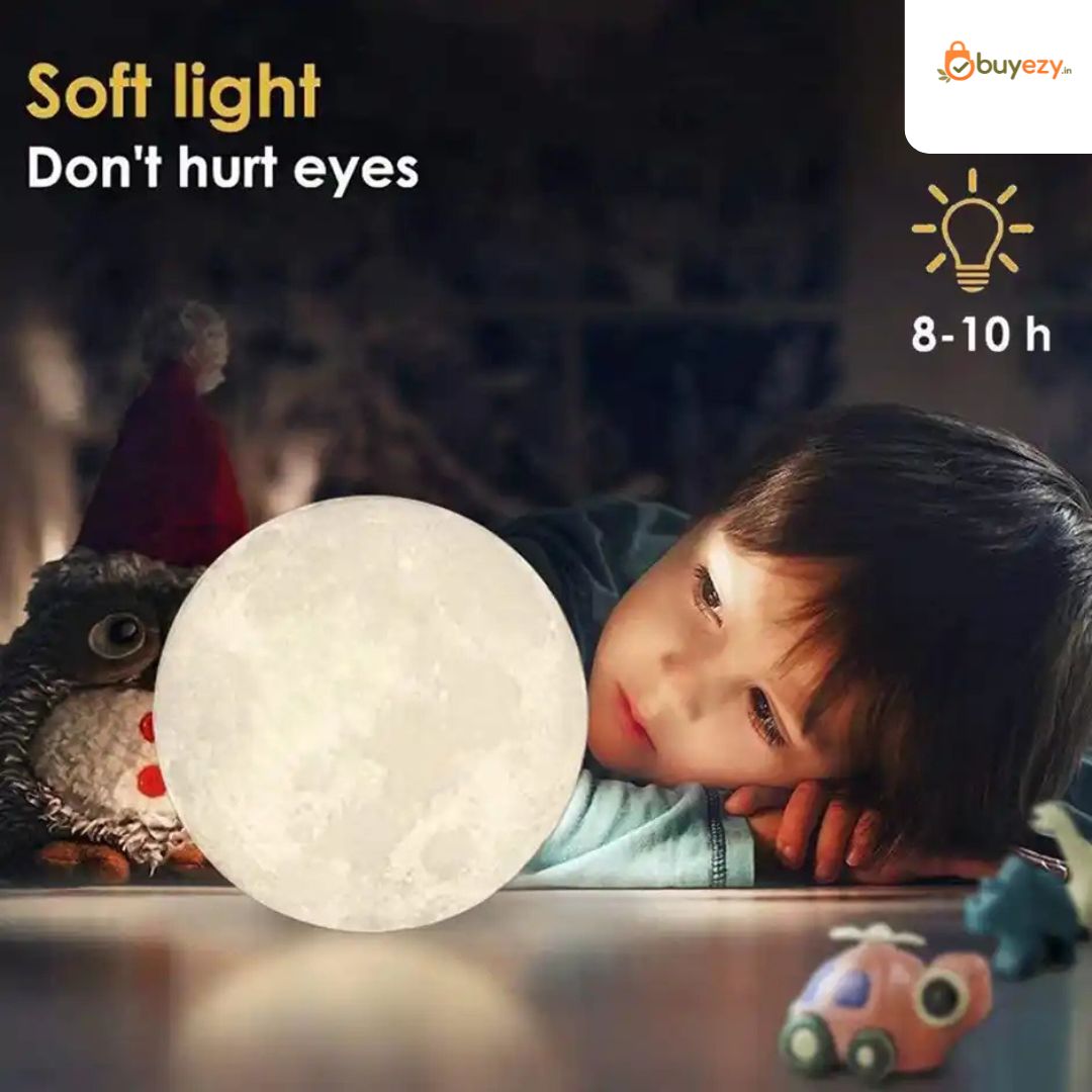 Rechargeable Moon Night Lamp 7 Color Changing Gift