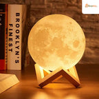 Rechargeable Moon Night Lamp 7 Color Changing Gift